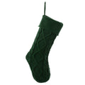 Christmas knitted wool stocking