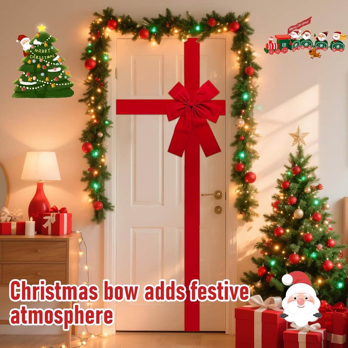 Christmas Door Bow