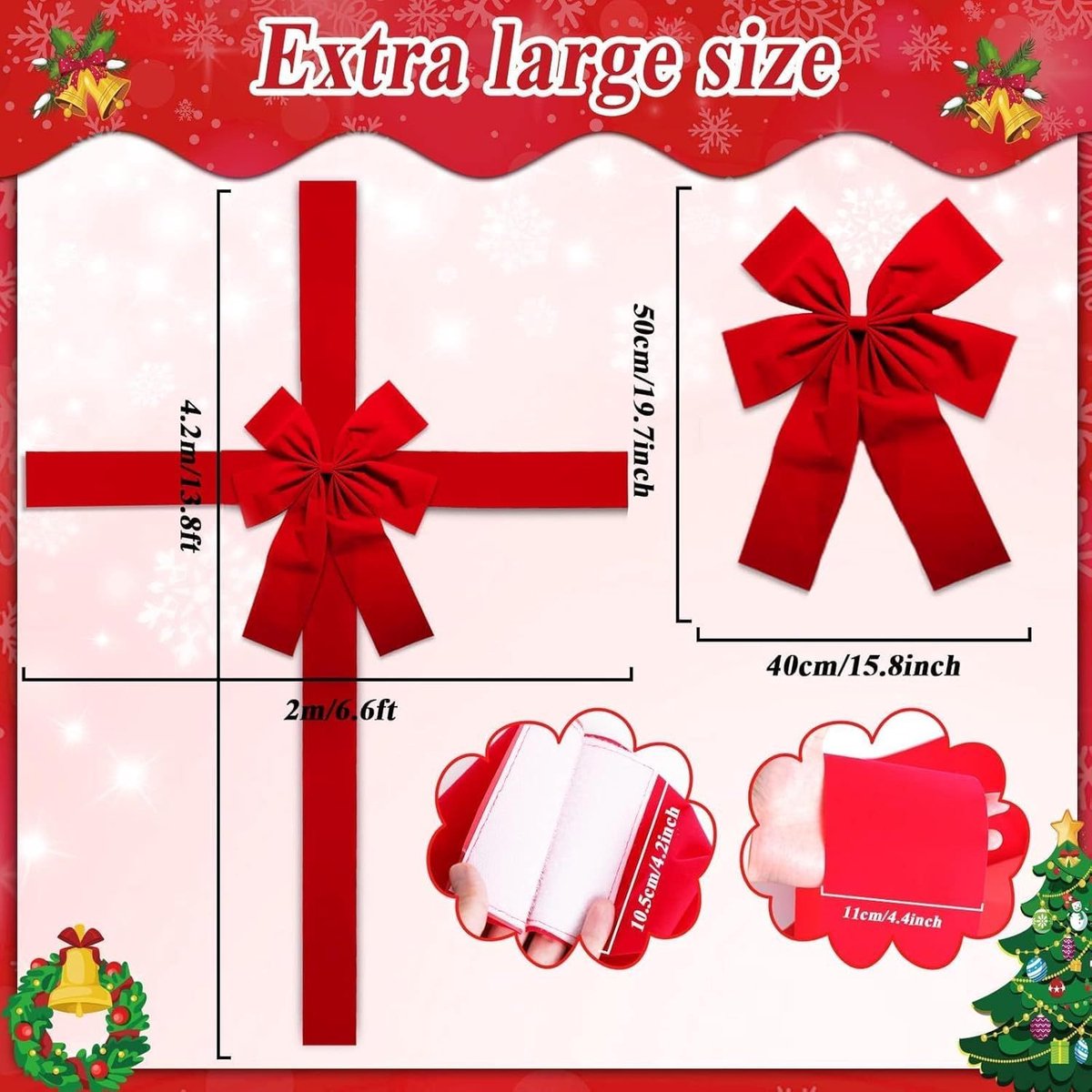 Christmas Door Bow