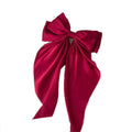 Satin Hair Bows for Women 5 Pack