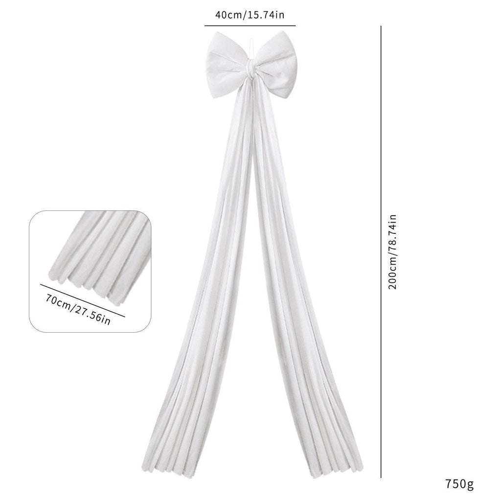 Extra Large White Christmas Tree Bow