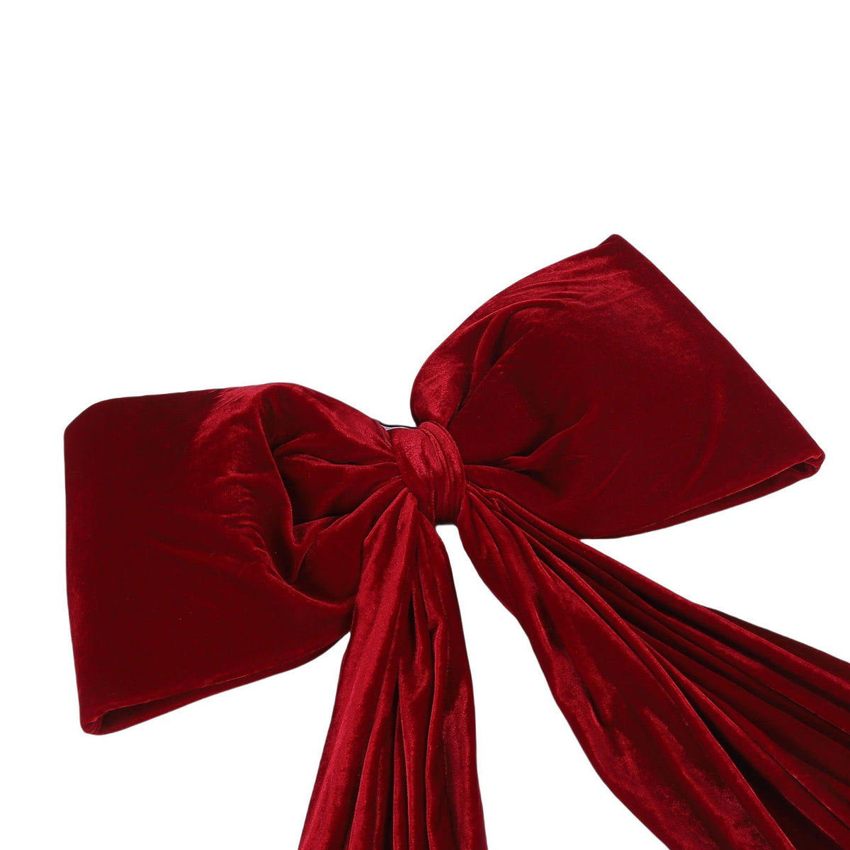 5.9ft X-Large Xmas Red Velvet Bow