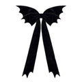 Large Halloween Black Bat Bow